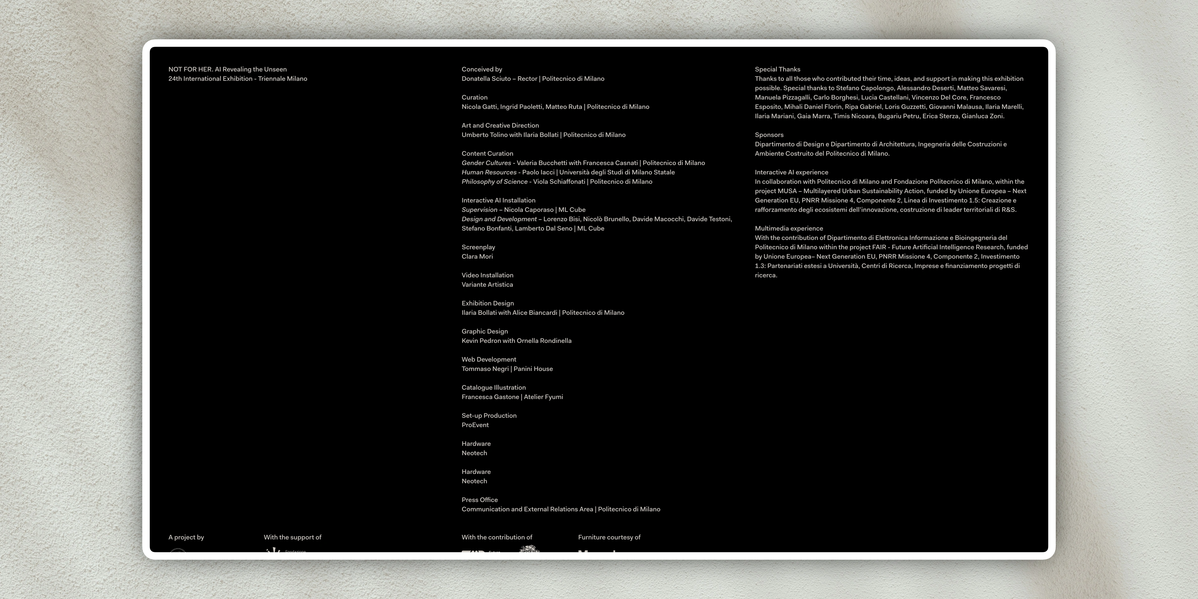 NOT FOR HER: AI Revealing the Unseen 3